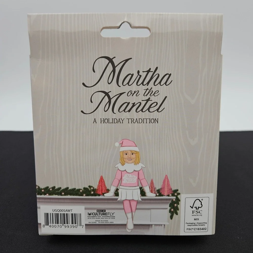 Martha on the‎ Mantel Ornament Holiday Tradition Martha Stewart Collectible New